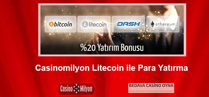 Casinomilyon Litecoin ile Para Yatırma